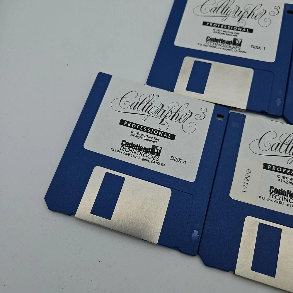 Calligrapher‎ Professional Vintage Computer Software 7 Disks